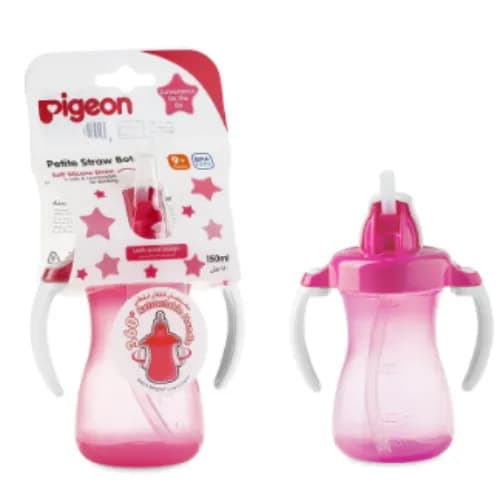 Pigeon Petite Straw Bottle 150Ml Pink