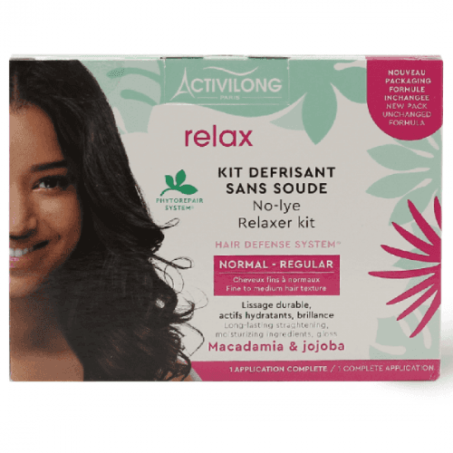 Activilong No-Lye Relaxer Kit Macadamia& Jojoba - Regular