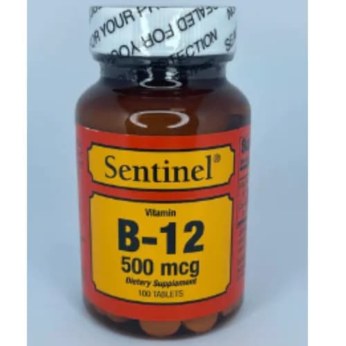 Sentinel B-12 500Mcg 100'S