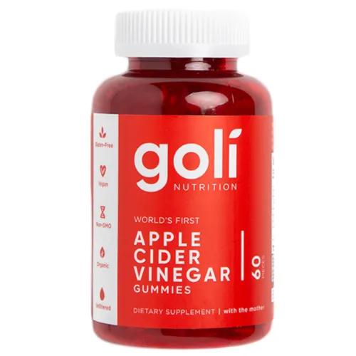 Goli Apple Cider Vinegar Gummies Vitamins B9 & B12 60s