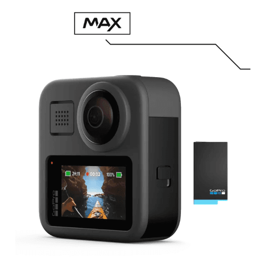 Gopro Max Waterproof 360 + Action Camera - Black