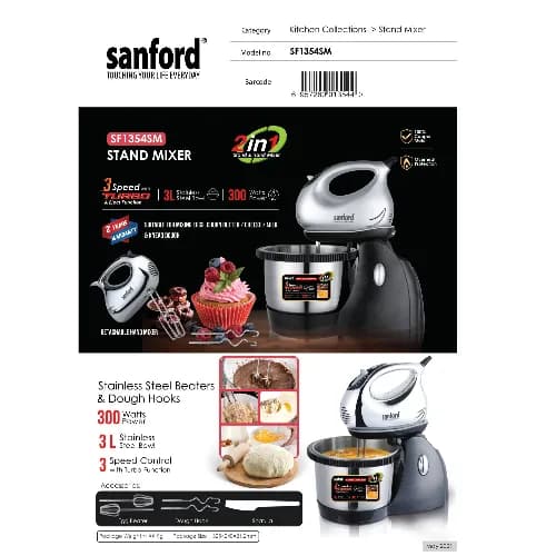 Sanford Stand Mixer 300 Watts