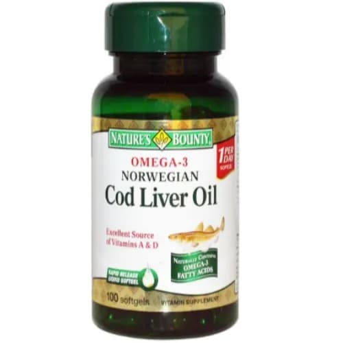 Nb Cod Liver Oil Norwegian Softgel 100,S