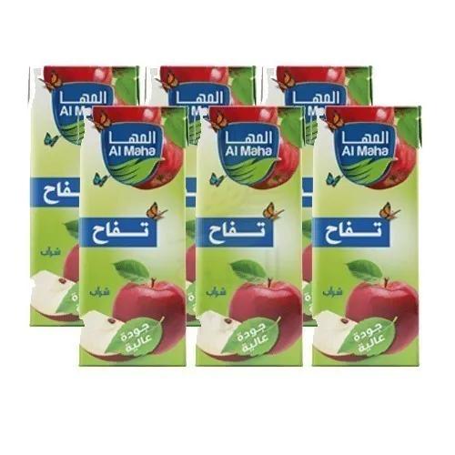 Al Maha Uht Juice Apple 200Mlx6