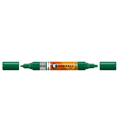 Acrylic Marker One4All Twin 1,5/4mm #096 Mister Green Molotow