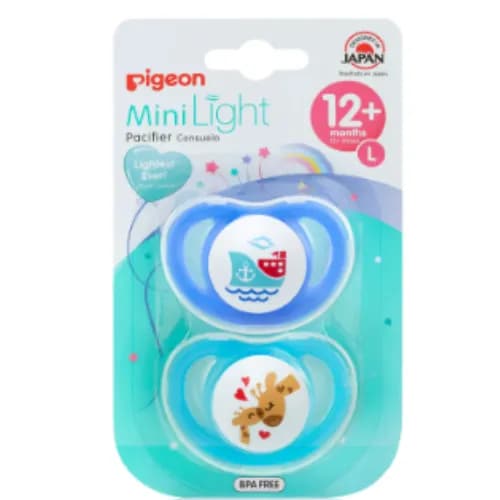 Pigeon Minilight Pacifier Double 12M+ #78261