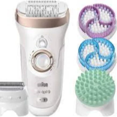 Braun Silk-Epil 9 Skinspa 4-In-1 Epilator/ Epilation, Exfoliation & Skin Care System