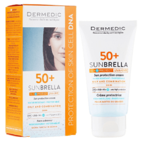 Dermedic Sunbrella Spf50+ Sun Cream (Oily & Combination Skin) - 50Ml