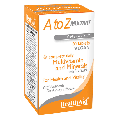 Healthaid A To Z Multivit Vegan 30 Tablets