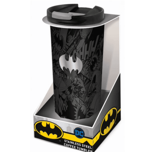 Stor Young Adult Insulated Stainless Steel Coffee Tumbler Batman Symbol 425 Ml