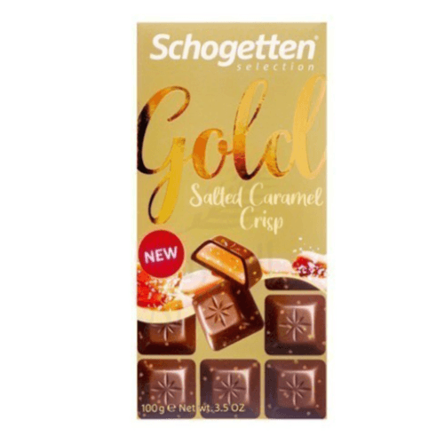 Schogetten Gold Chocolate Salted Caramel Crisp