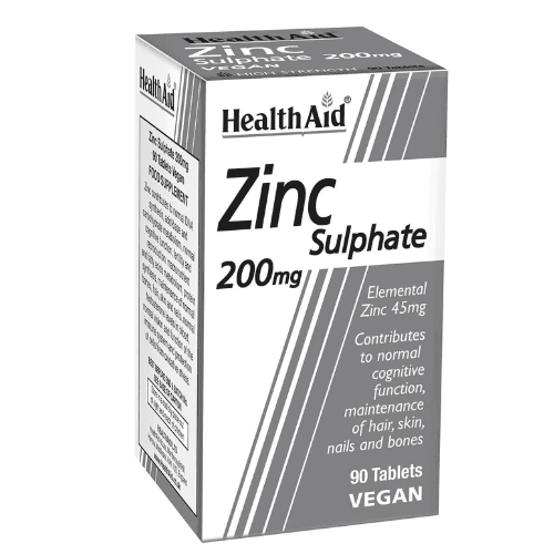 Health Aid Zinc Sulphate 200 Mg Tab 90 S