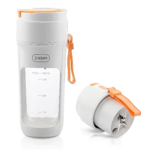 340Ml Portable Usb Rechargeable 8 Blades Stainless Steel Blender For Shakes And Smoothies