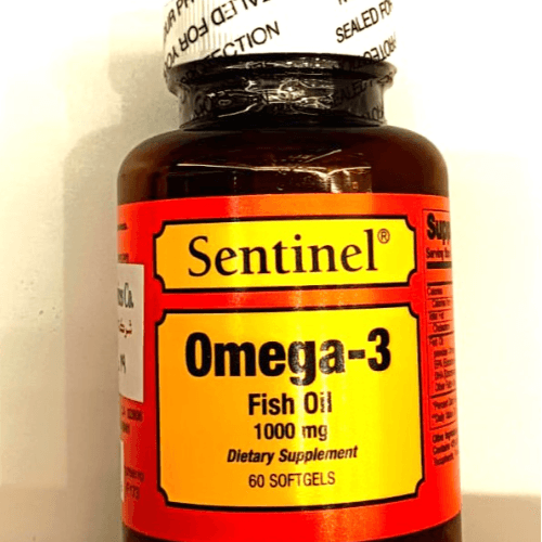 Sentinel Omega-3 Fish Oil Softgels - 60 Pieces