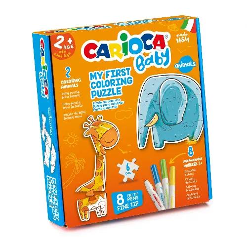 Coloring Puzzle Set,  Animals, Carioca