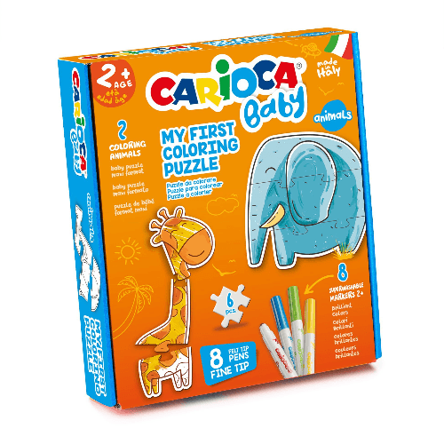 Coloring Puzzle Set,  Animals, Carioca