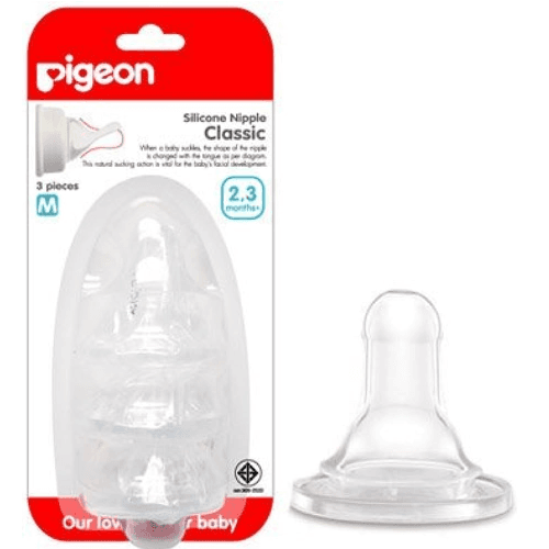 Pigeon Silicone Nipple (Large) B17345 3Pc/Card