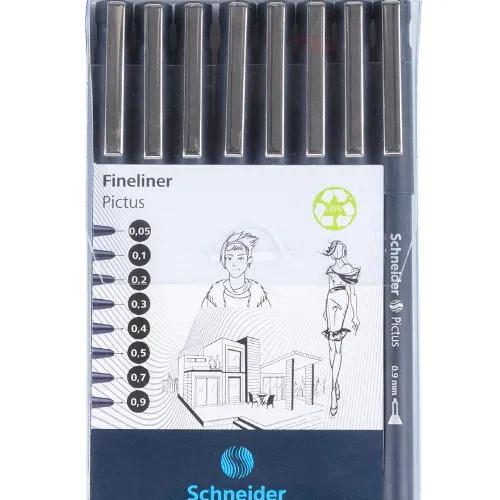 Fineliner Pictus Wallet 8 Pieces