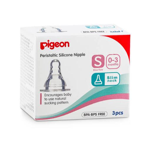 Pigeon Silicone Nipple S-Type (L) 3Pcs/Box