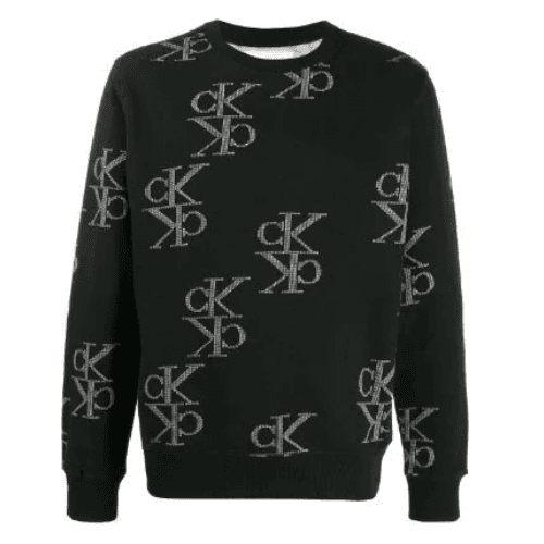 Calvin Klein Men'S Sweater In Black And White