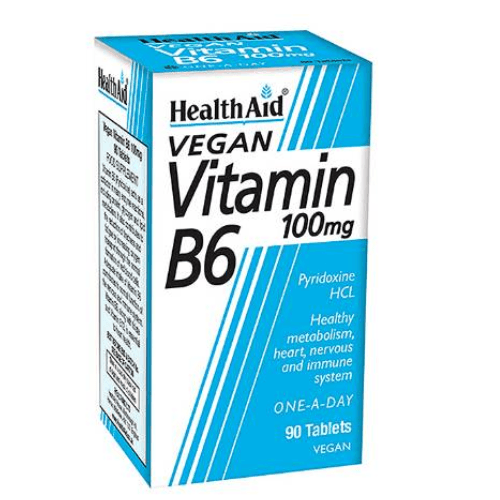 Health Aid Vitamin B 6 100 Mg Tab 90 S