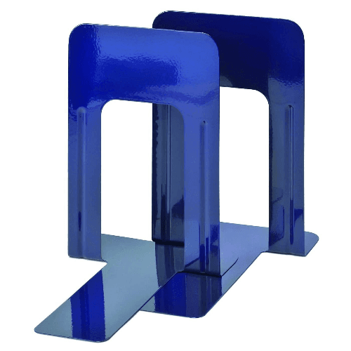 Bookend 1 Pair    Metal  7.25" Blue