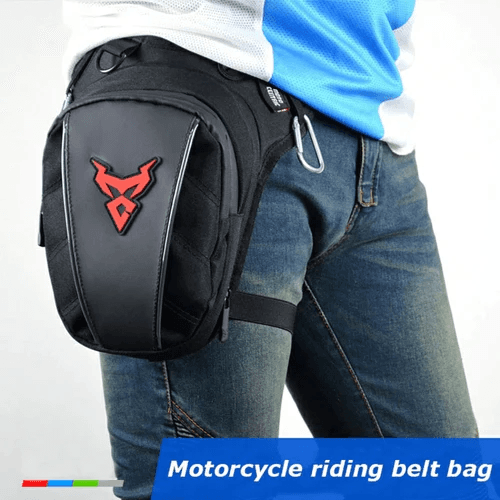 Moto Centric Motorcycle Leg Bag Thigh Waist Pack Hip Pouch