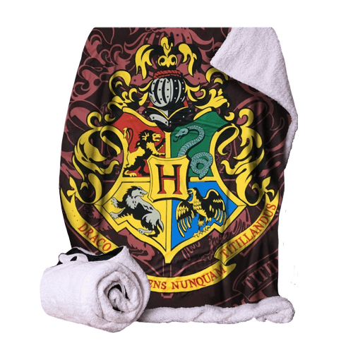 Nemesis Harry Potter Hogwarts Crest Throw 100*150Cm