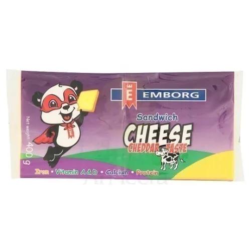 Emborg Cheddar Slice Mild 400G