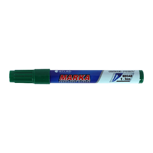 Permanent Marker Chisel Green