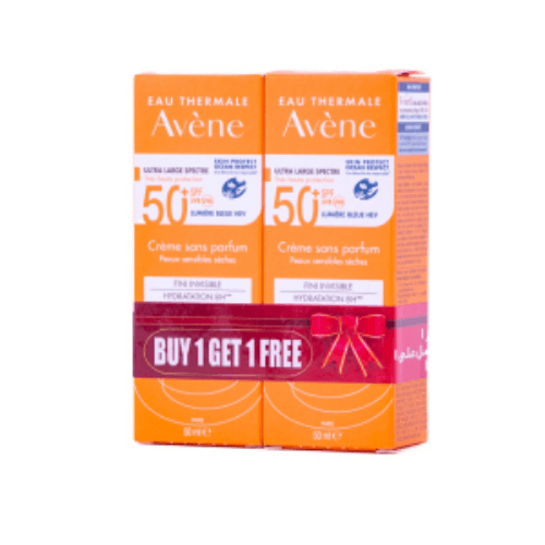 Avene Spf 50+ Fragrance-Free Sunscreen (Offer Pack)