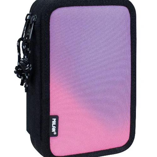 Art Kit Pencil Case 2-Decker  Cnt.Sunset Black,Pink