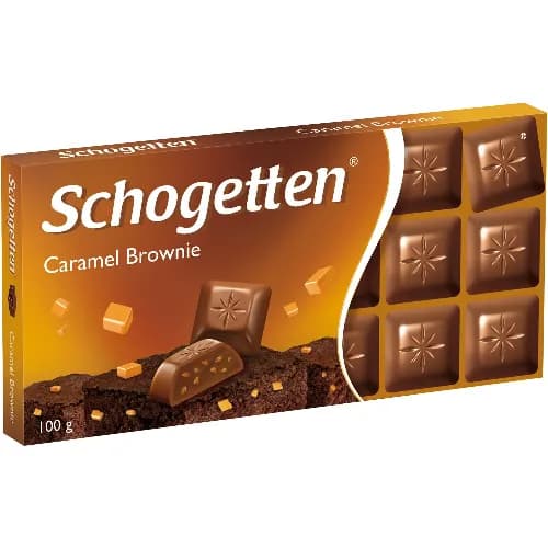 Schogetten Caramel Brownie Chocolate Tablet 100 G