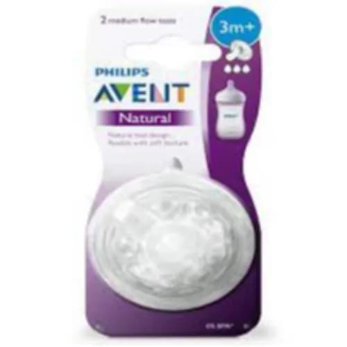 Avent Natural 2.0 Feeding Teats 3m Scf043/27