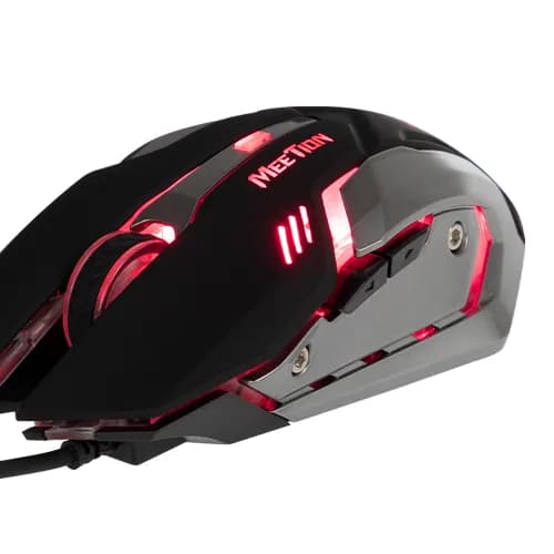 Meetion Mt-M915 Usb Wired Backlit Mouse-Black