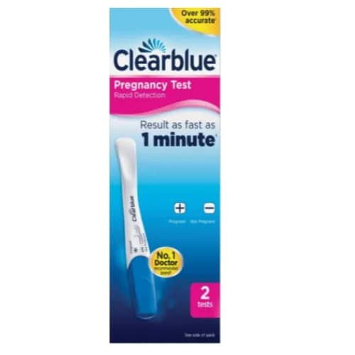 Clearblue Rapid Detection Pregnancy test 2's