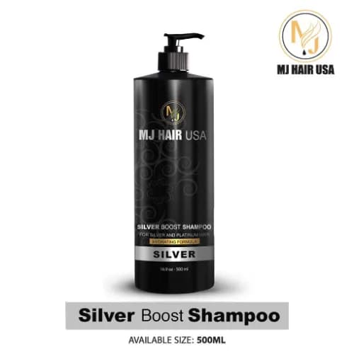 Mj Silver Boost Sh For Silver & Plat Hair Hyd For Sul & Par Free 500Ml