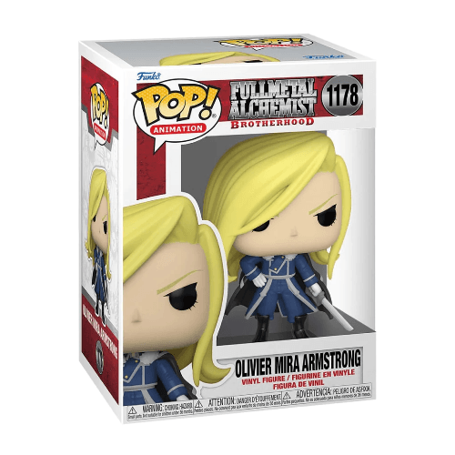 Funko Pop! Animation: Fullmetal Alchemist: Brotherhood - Olivier Mira Armstrong with Sword #1178 - دمية