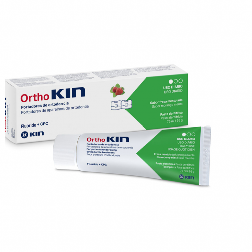 kin orthokin strawberry mint toothpaste 75 mlKin Orthokin Strawberry Mint Toothpaste 75 Ml