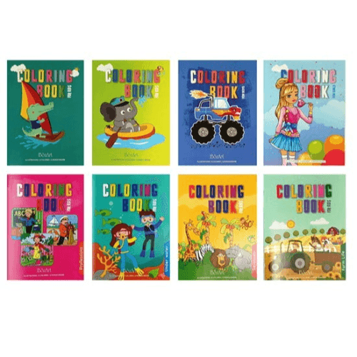 Color Drawing Books, 100gsm, 16page, 21x28cm, Under Water Thems