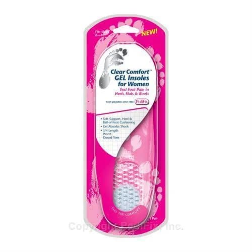 P225 Clear Comfort Gel Insole For Women