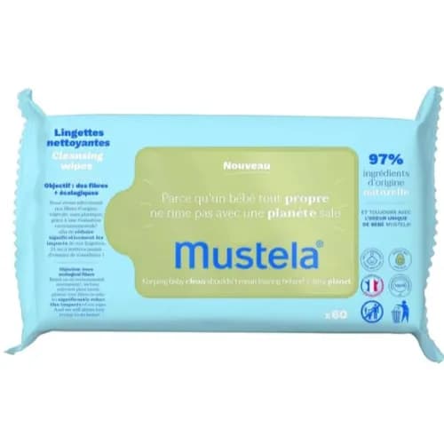 Mustela Cleansing Wipes 60,S 