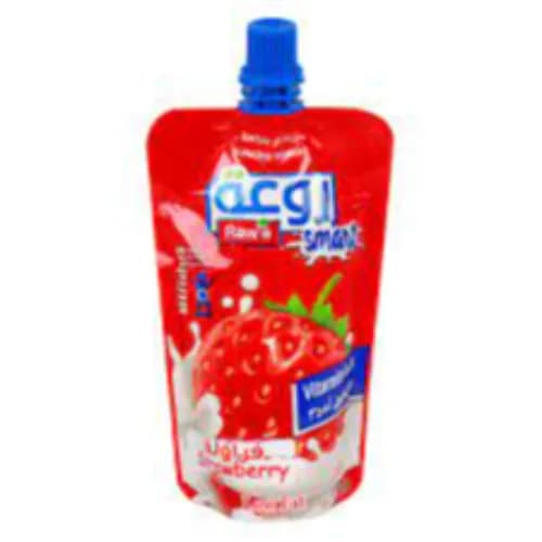 Raw'A Strawberry Yoghurt Pouch, 100Ml