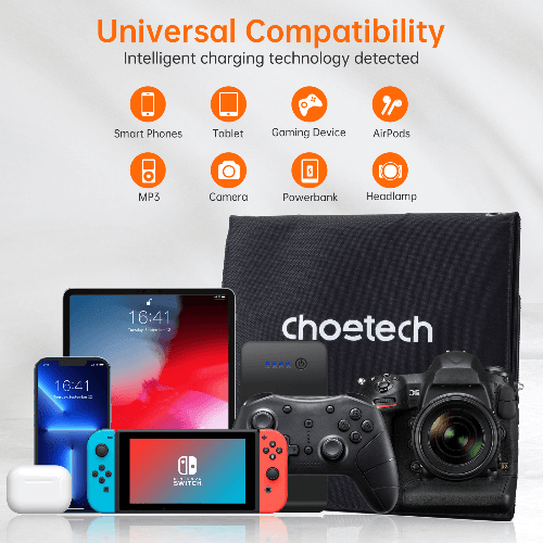 Choetech 22W Foldable Solar Charger