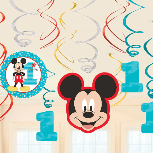 Mickeys Fun To Be One Swirl Decoration