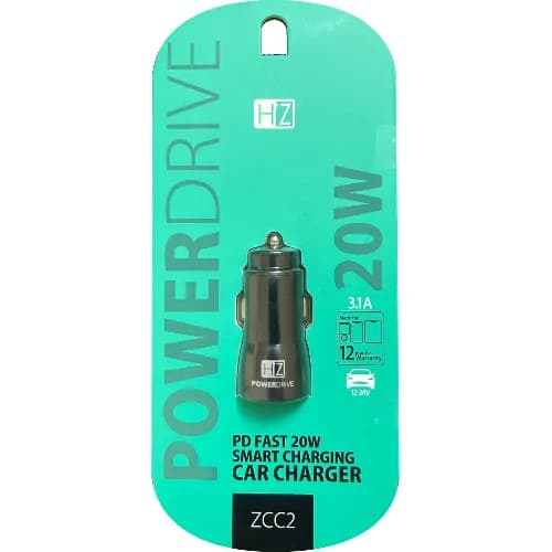 Heatz Zcc2 Pd Fast 20W Smart Charging Car Charger