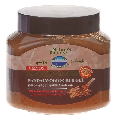 Venus Face & Body Scrub Sandal Wood 300Ml