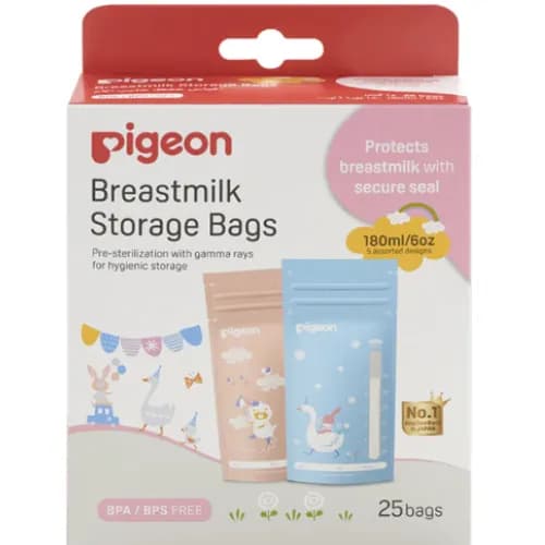 Pigeon Breast Milk Storage Bags 180Ml