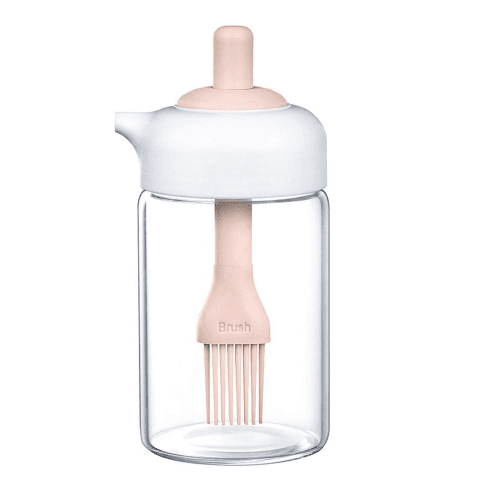Oil Dispenser Bottle With Silicone Oil Brush, 230Ml
