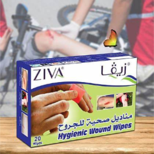 ZIVA HYGIENIC WOUND WIPES 20'S